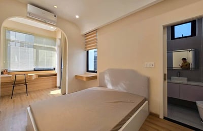 Rent of a cozy 3-storey house in Scandinavian vintage style, Hai Chau district, Da Nang, Vietnam